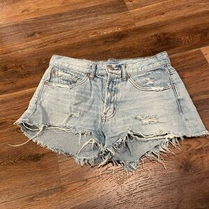 BDG Jean Destressed Cut Off Shorts